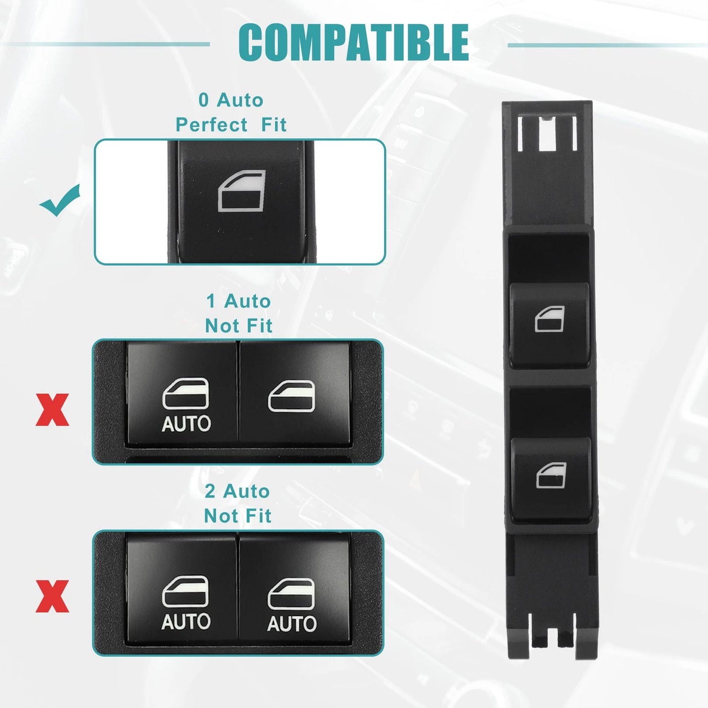 Master Power Window Switch for BMW 3 Series E46 (1998–2006)