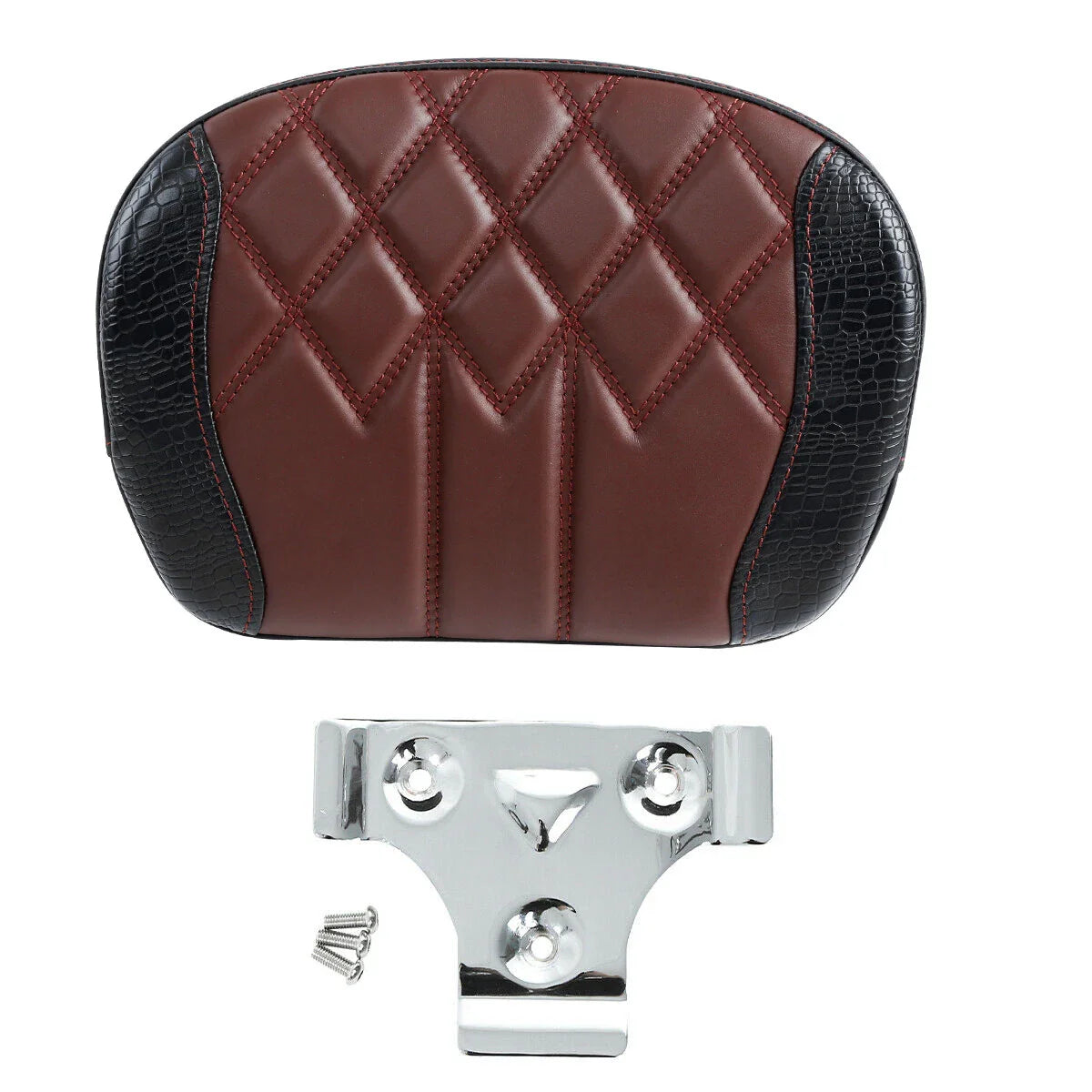Passenger Sissy Bar Backrest Pad for Harley Touring Electra Glide