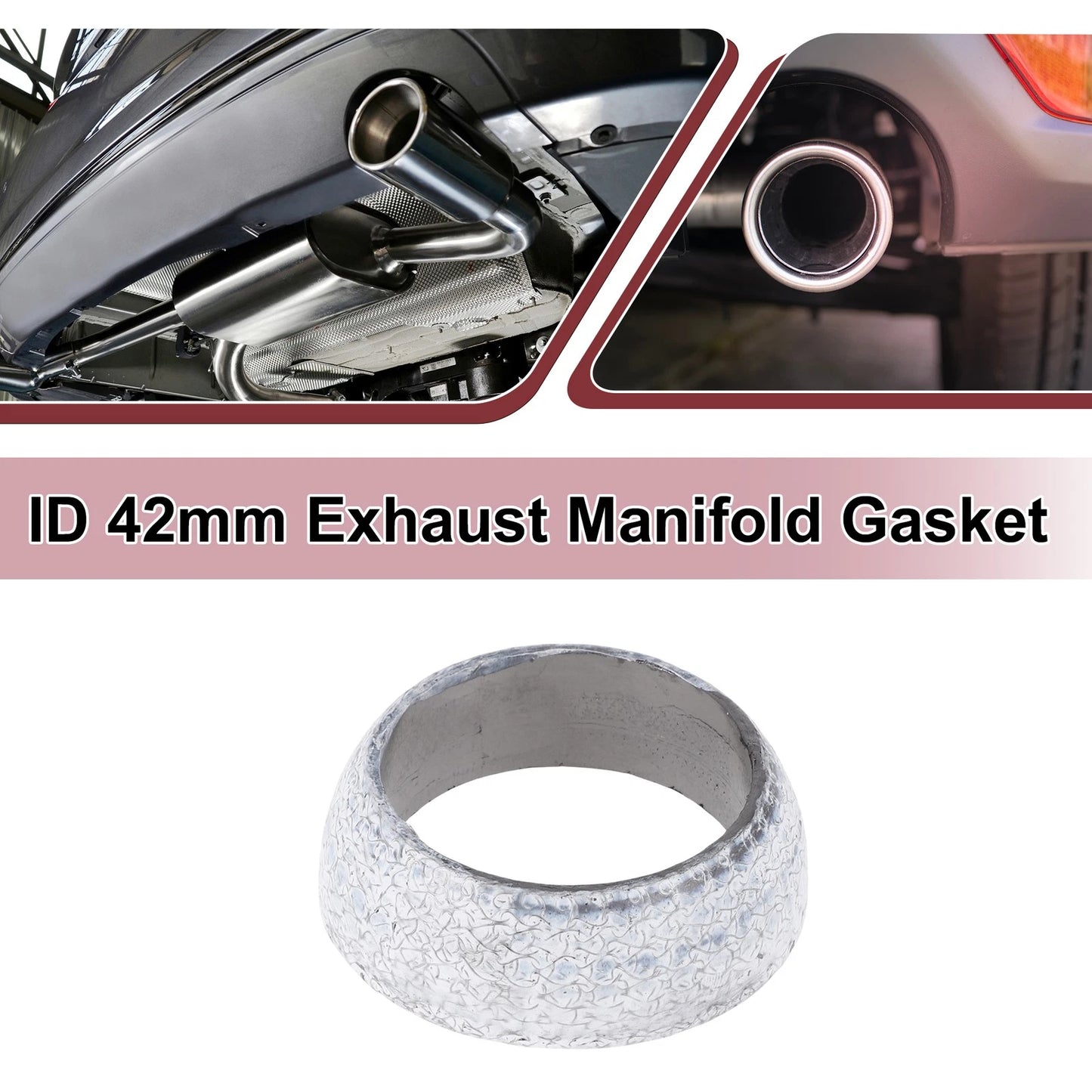Exhaust Manifold Gasket   - 42mm, Graphite
