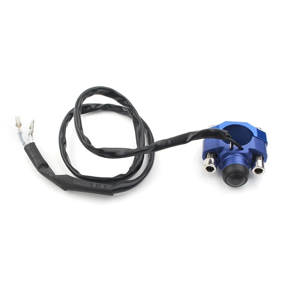 Rotating Bar Clamp Start Stop Kill Switch Button for Universal 7/8" Handlebar