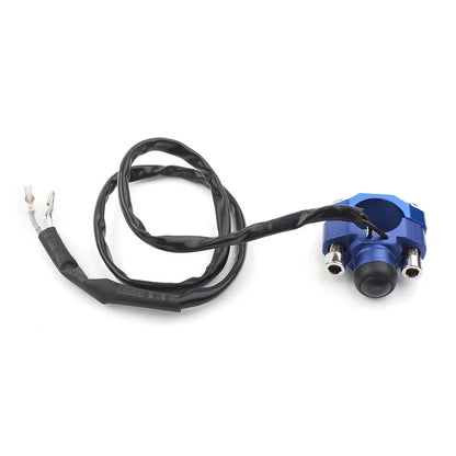 Rotating Bar Clamp Start Stop Kill Switch Button for Universal 7/8" Handlebar