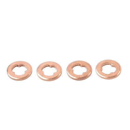 4Pcs Copper Diesel Injector Nozzle Seal Washers for Mazda BT-50, Ford PJ PK