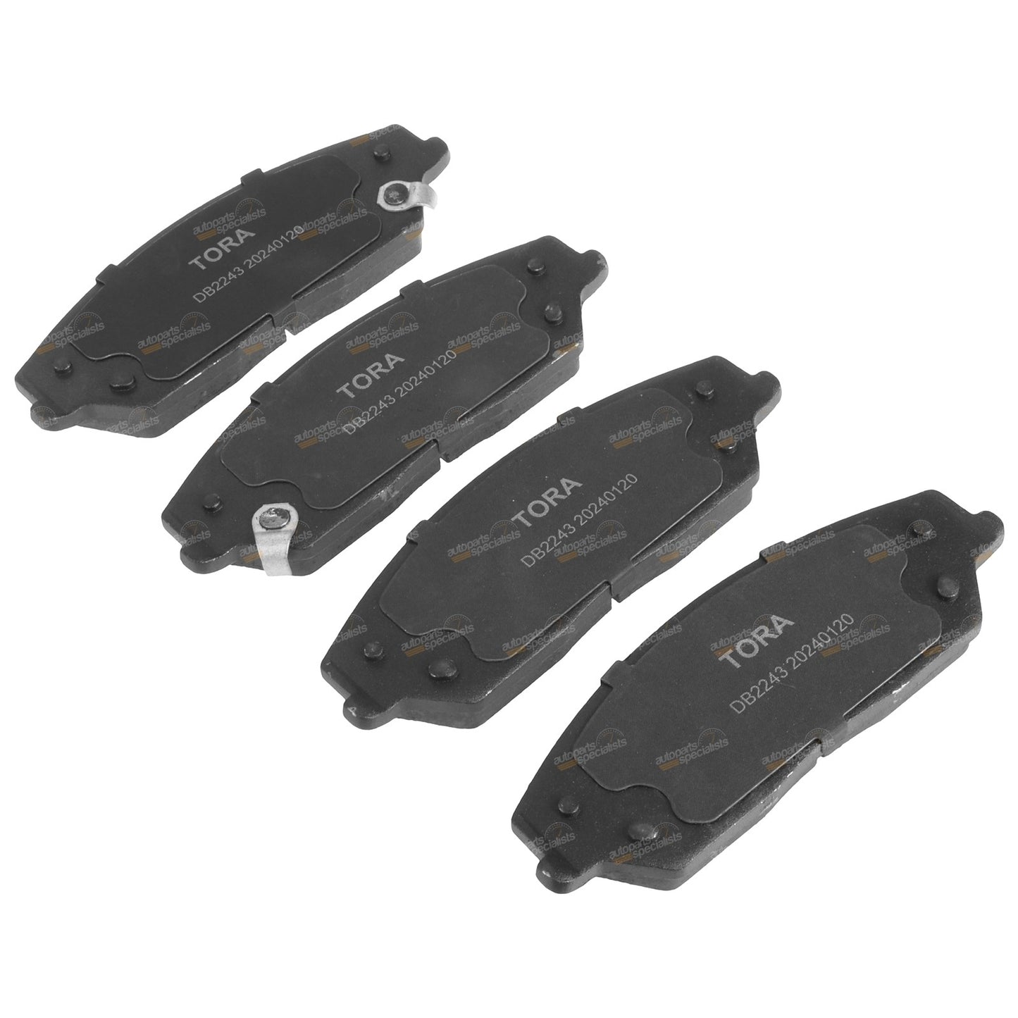 Set of 4 Front Disc Brake Pads for Toyota TRD Aurion (2006–2017)