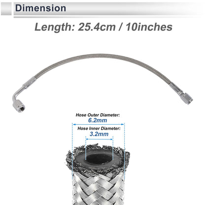 AN-3 Turbo Oil Feed Line Kit for Universal Applications (0.83ft)