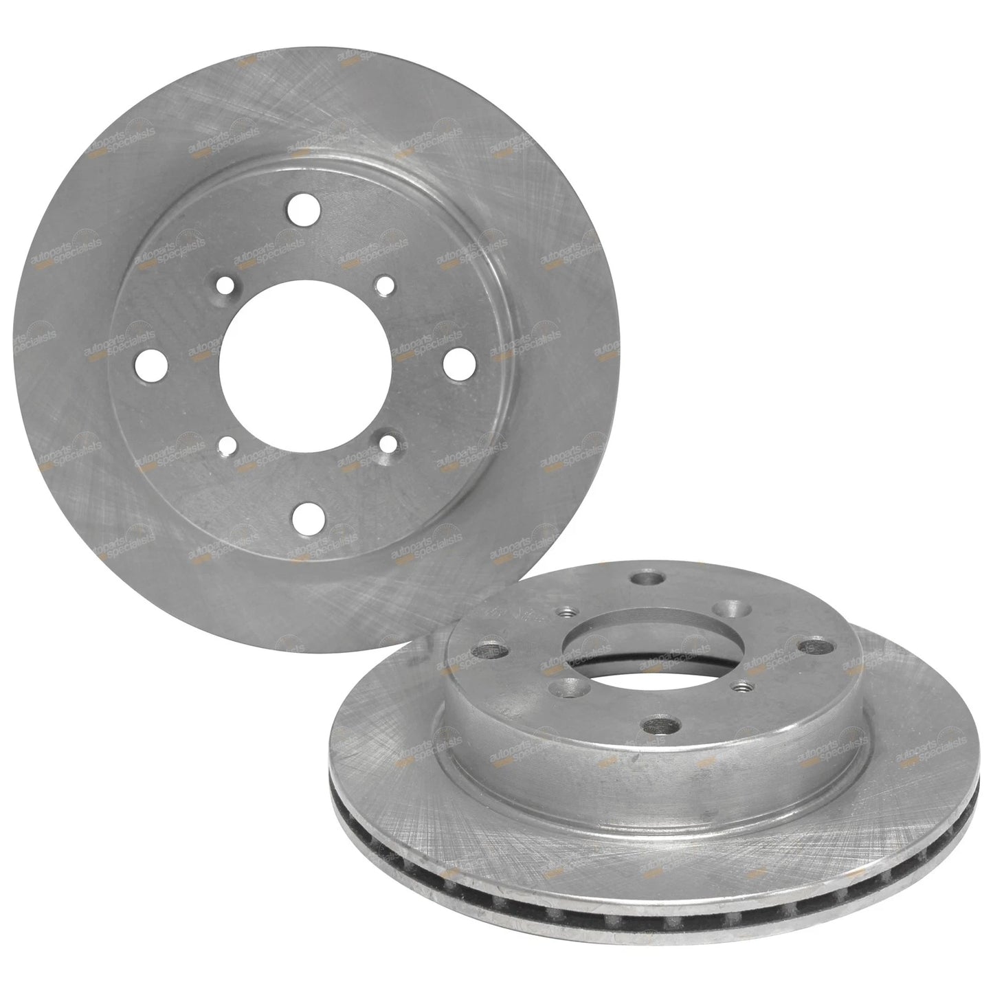 2 Front Disc Brake Rotors for Suzuki Alto (1995–1999)
