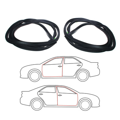 Front Door Weatherstrip x2 for Mazda Familia 323 MR90 GLC FA4