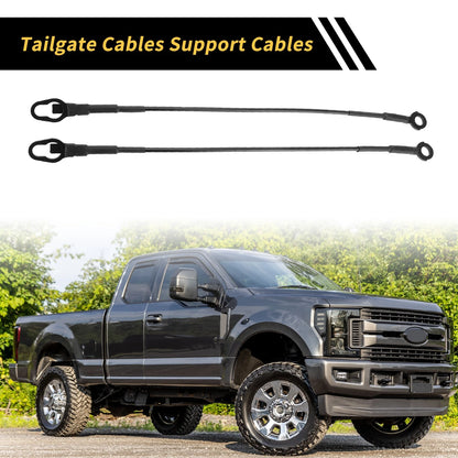 2X Tailgate Cables for Ford F-150 F-250 F-350 (1997–2023)