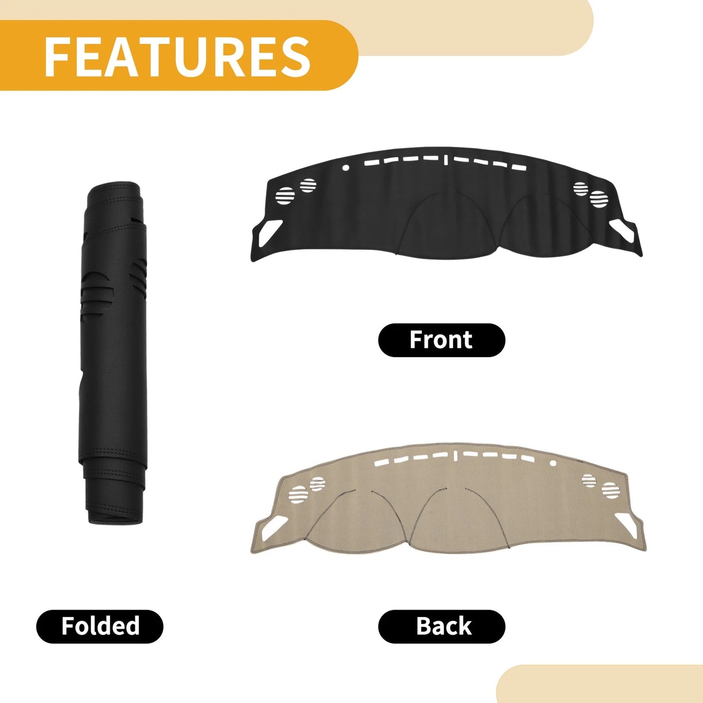 Dashboard Cover for Toyota 86 (2013–2016) Black Anti-Slip