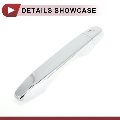 Car Door Handle Cover Set for Honda CR-V 2012-2016 Outside Silver Tone ABS