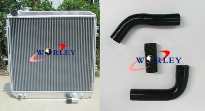 62mm Aluminum Radiator with Silicone Hose for Hilux LN106 LN111 (1988–1997)