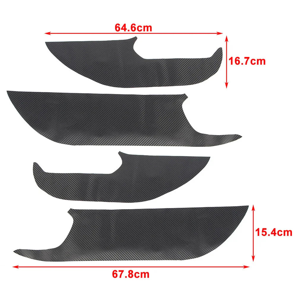 4 Pcs Car Door Anti Kick Pad PVC Protection Covers for Toyota RAV4 (2019-2023)