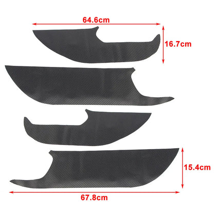 4 Pcs Car Door Anti Kick Pad PVC Protection Covers for Toyota RAV4 (2019-2023)