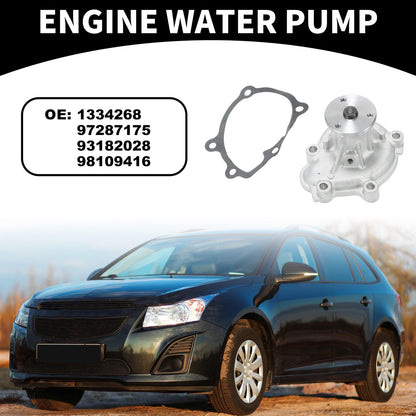 Water Pump with Gasket for Chevrolet Cruze (2012–2020) No. 1334268/97287175