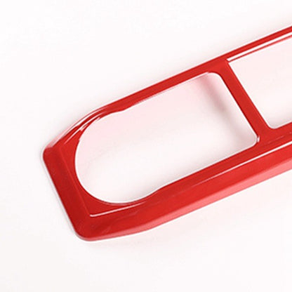 ABS Red Interior Central Gear Shift Panel Cover for Toyota Tacoma (2016–2023)