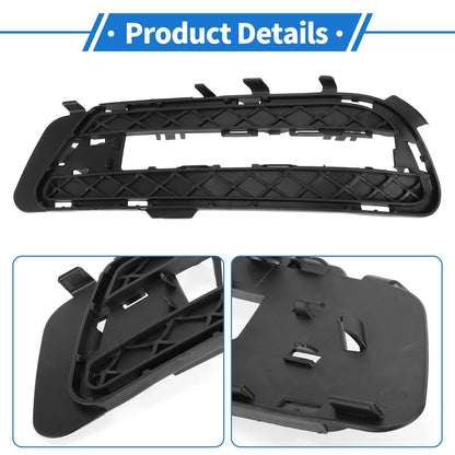 Front Left Fog Light Grill for Mercedes-Benz E350 (2009-2016) Black