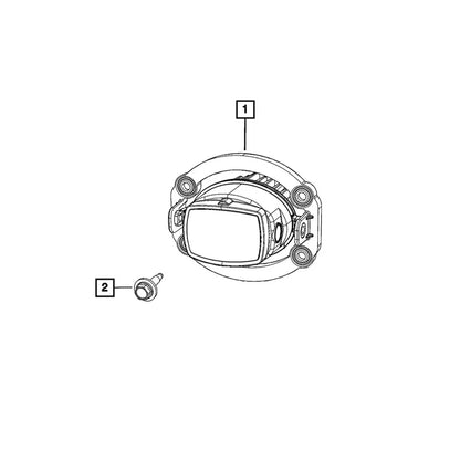 Front Fog Lamp for Car (Dodge) - 68470159AA (2011-2019)