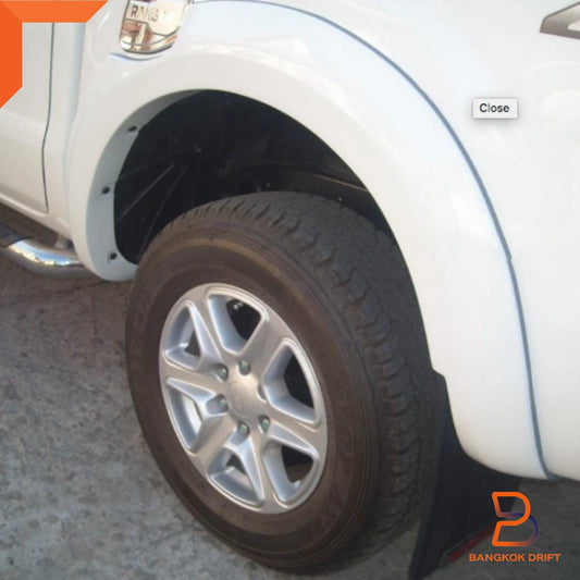 Matte Black Fender Flare Wheel Arch for Ford Ranger UTE T6 PX1 (2012-2014)