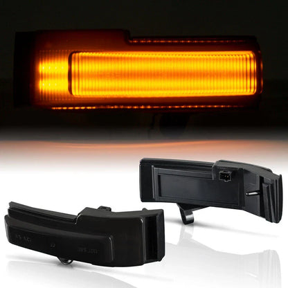 Smoke Dynamic Side Wing Mirror Turn Signal Light Lamp for Ford F-150 (2015–2018)