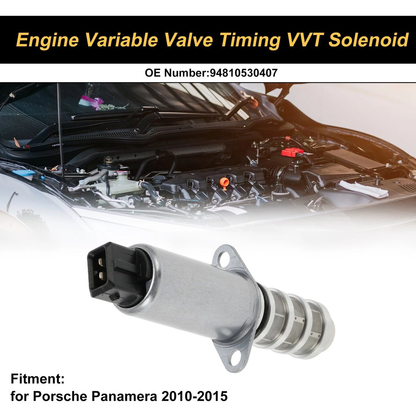 Engine Camshaft Oil Control Valve for Porsche Panamera (2010–2015) No. 94810530407