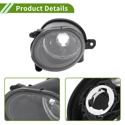 1 Pc Fog Light Grill for Volvo S40 (2008–2011) No. 30764930 Clear