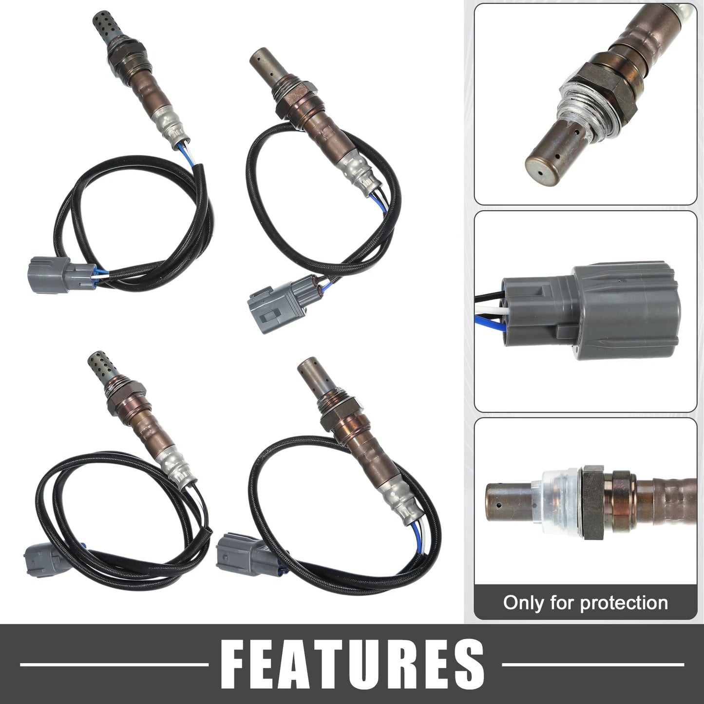 Set of 4 O2 Oxygen Sensors for Toyota RAV4 (2001–2003) L4 2.0L
