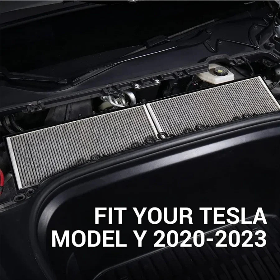 4x Air Filter HEPA Inlet Activated Carbon for Tesla Model Y (2020–2023)
