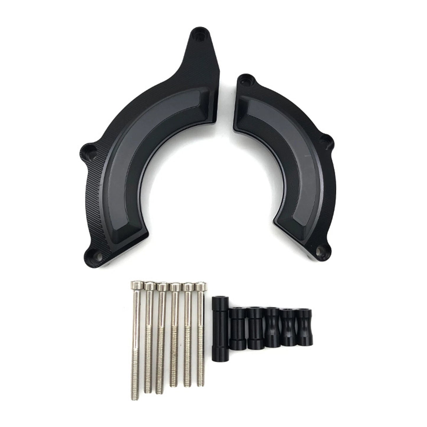 1 Pair Black Engine Case Frame Slider for Kawasaki Z900 (2017-2019)