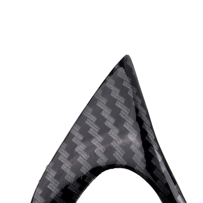 2 x Carbon Fiber Steering Wheel Knob Covers for Nissan Murano (2015-2020)