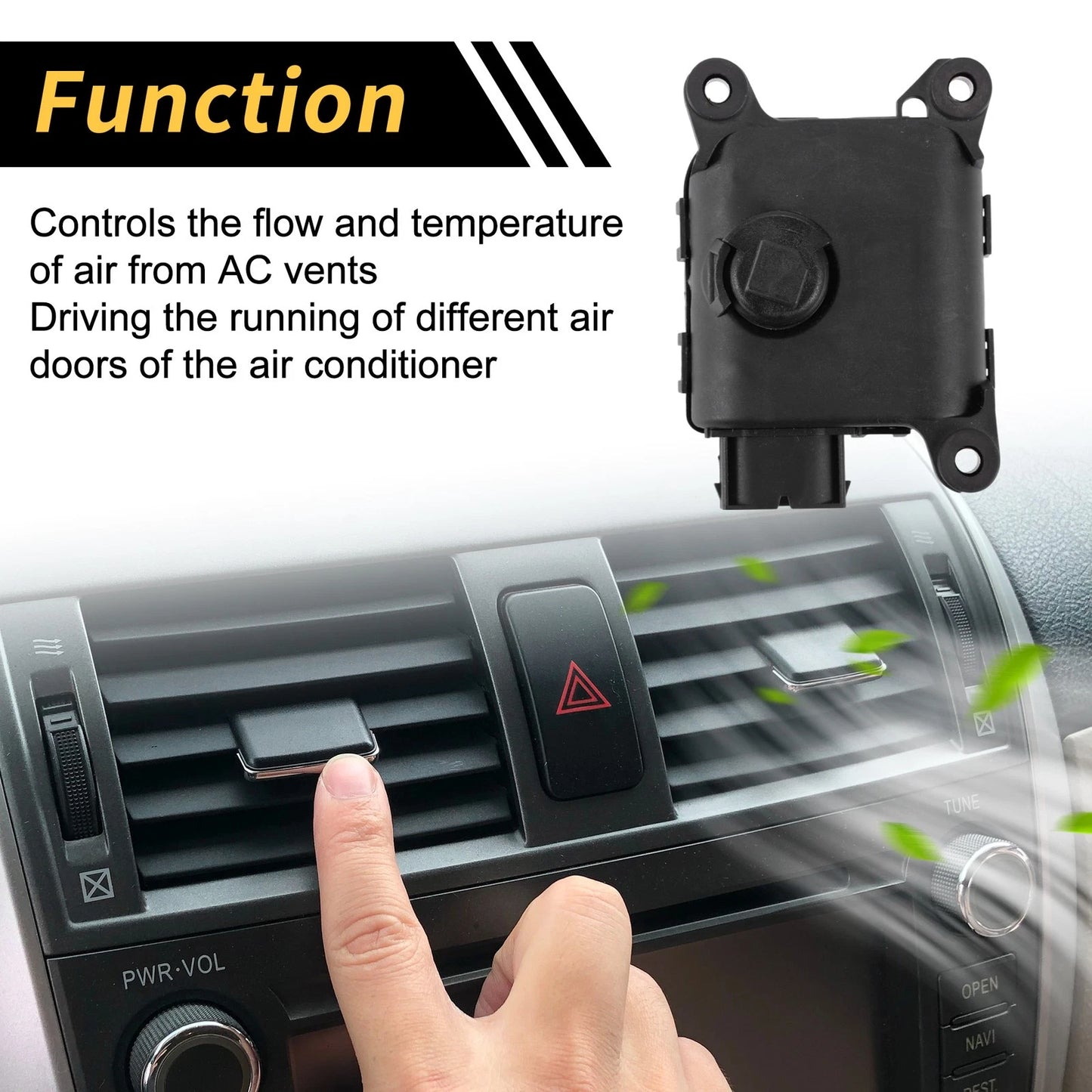 HVAC Heater Blend Door Actuator for Mercedes-Benz Truck (1996–2006) No. 0068201142
