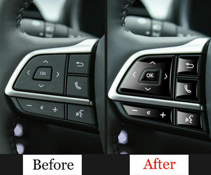13X Inner Steering Wheel Button Frame Trim for Toyota Highlander (2020–2022)