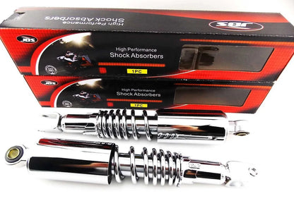 Chrome Rear Shock Absorbers 317mm for Honda CB360 (1974-1976)