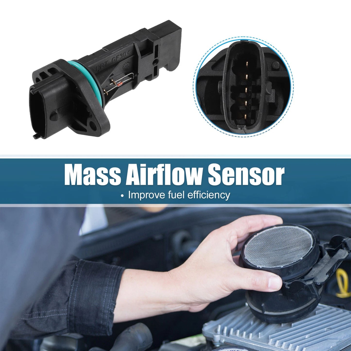 Mass Air Flow Sensor for Hyundai Santa Fe (2001–2006) No. 2810039450