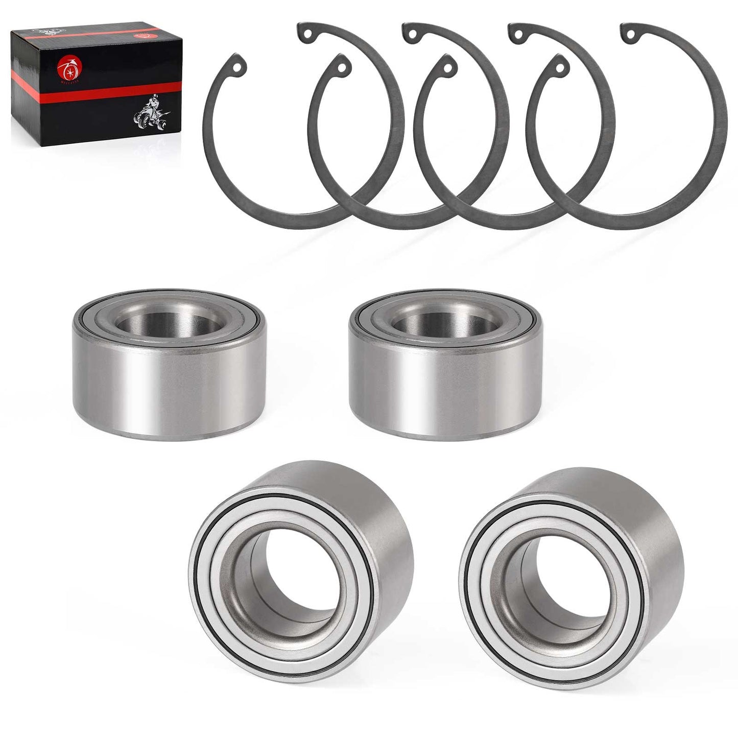 Set of 4 Wheel Bearings for Kawasaki KRT1000 Teryx KRX KRX4 (2020–2024)