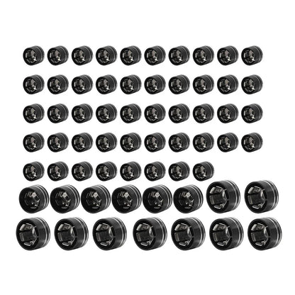 CNC Engine Topper Bolt Caps for Harley Softail Fat Boy FLSTF (2000-2006)
