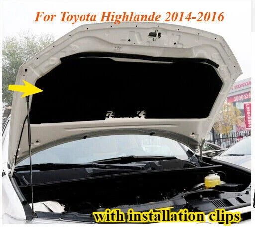 Engine Hood Insulation Pad Heat Shield Trim for Toyota Highlander (2014–2016)