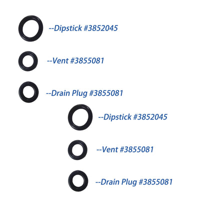 O-ring Set for Volvo Penta (2 Pcs)