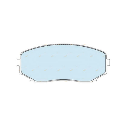 Set of 4 Front Disc Brake Pads for Mazda CX-7 (2006–2010)