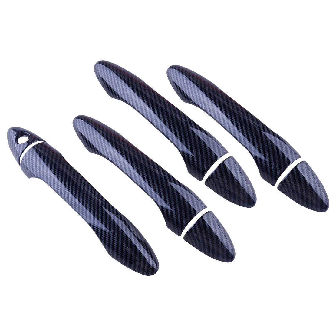 Carbon Fiber Style Exterior Door Handle Cover Trim for Kia Forte K3 (2013-2015)