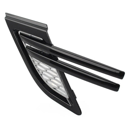 Silver Black Trim Fender Air Vents Grill for Land Rover Range Rover Sport (2006-2013)
