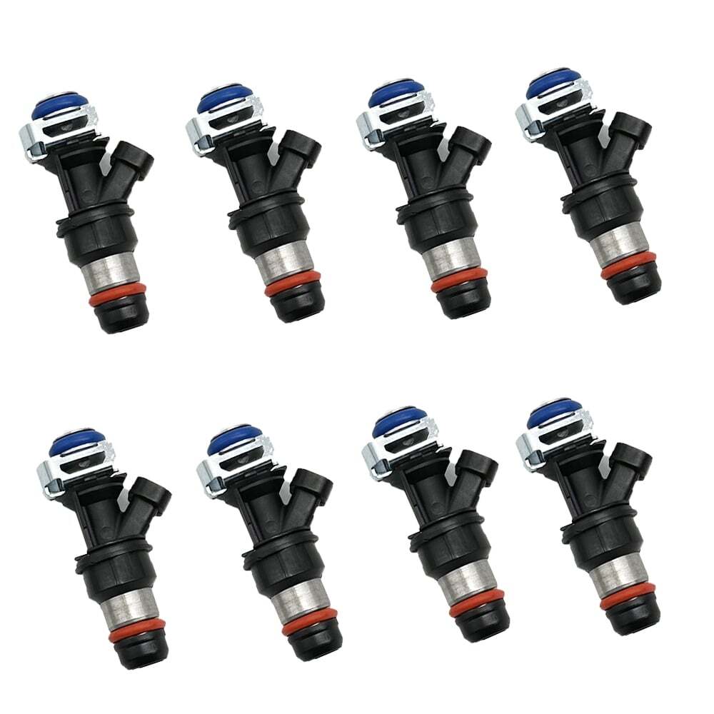Set of 8 Fuel Injectors for Mercruiser 8.1L V8 (2001–2008)