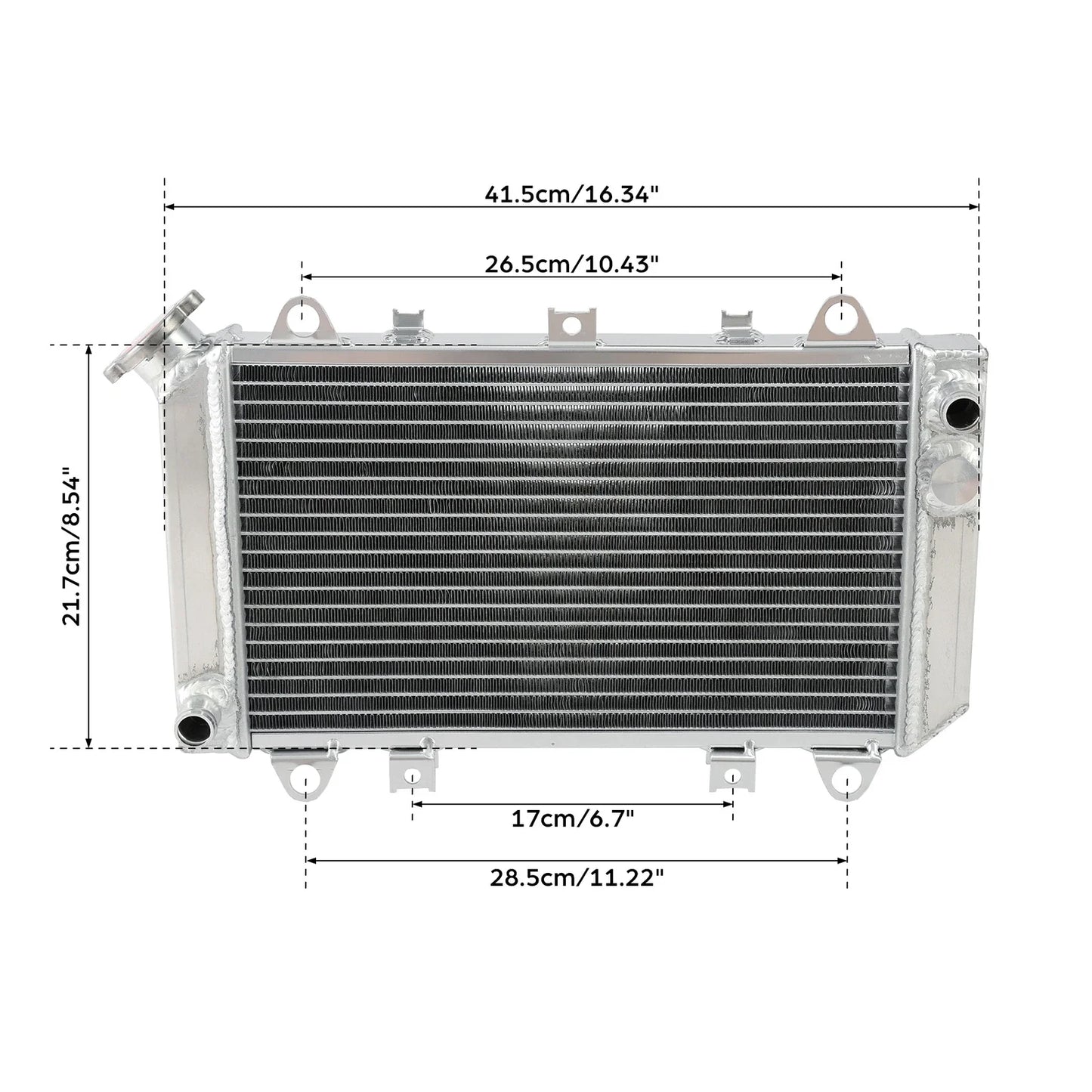Radiator Cooler for Kawasaki Mule 2500 2510 2520