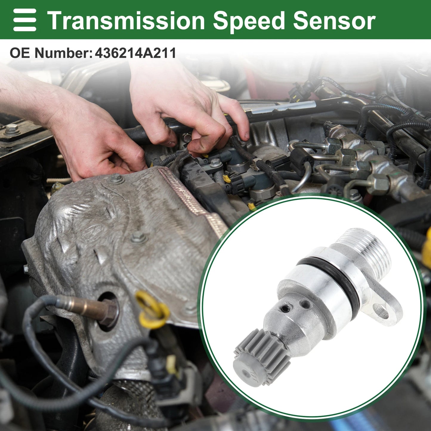 1 Pcs Transmission Speed Sensor No. 436214A211 for Hyundai H1 (2008–2015)