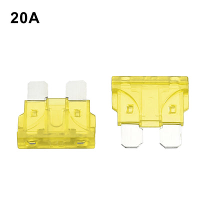 2X Low Profile Mini Fuse Adapter Kit for Cars (Includes 2pcs 20A Fuse)