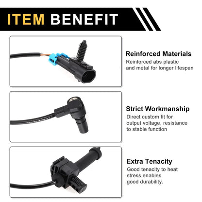 ABS Wheel Speed Sensor for Chevrolet Silverado 1500 Rear Left Right (2007-2013)