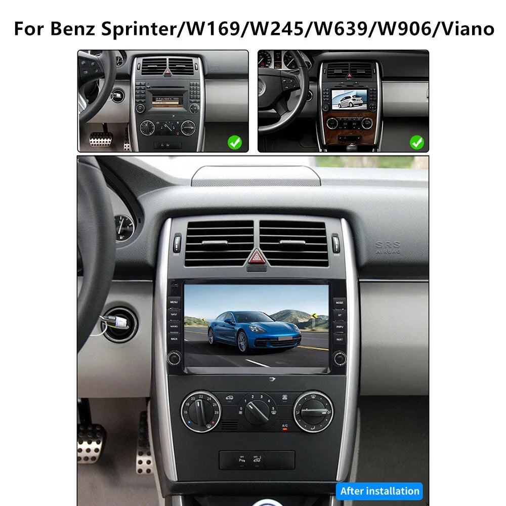 9'' Car Stereo Radio GPS for Benz Sprinter W169 W245 W639 W906 Viano (2006-2018)