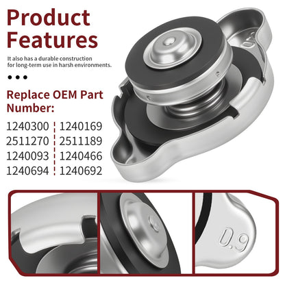 Radiator Pressure Cap for Polaris Ranger 400 4x4 (2010–2014)