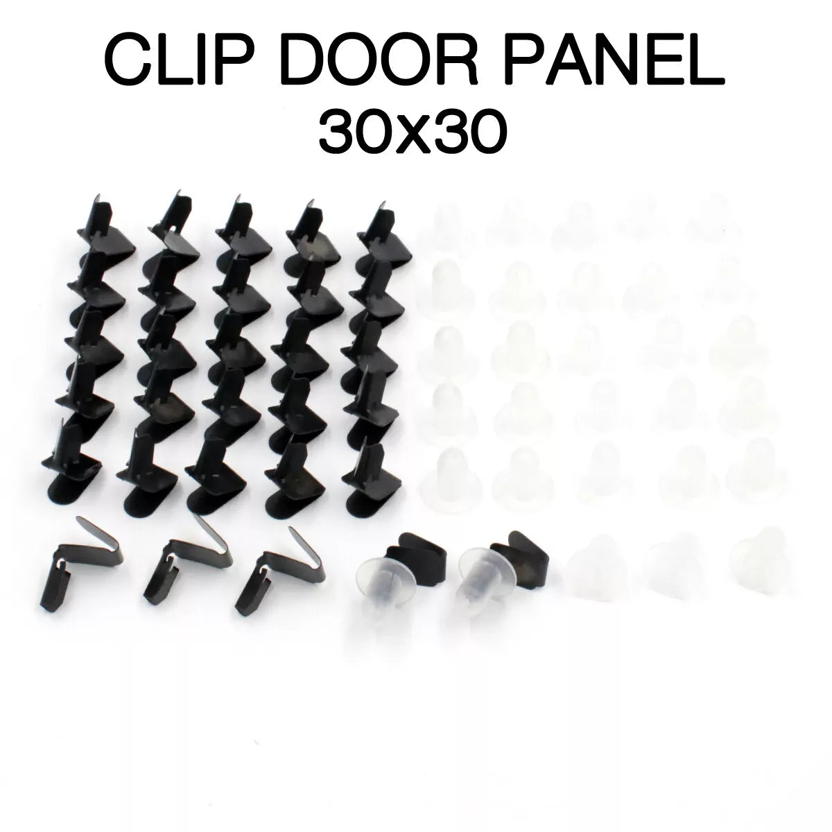 Door Panel Clip Set 30x30 for Mazda 600/800/110/Cosmo/Chantez/R360/616/Capella