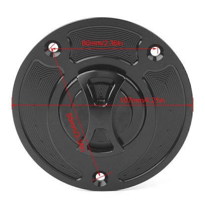Fuel Gas Tank Cap Cover for Suzuki GSXR 600 750 1000 SV650S SV1000 (2001-2023)
