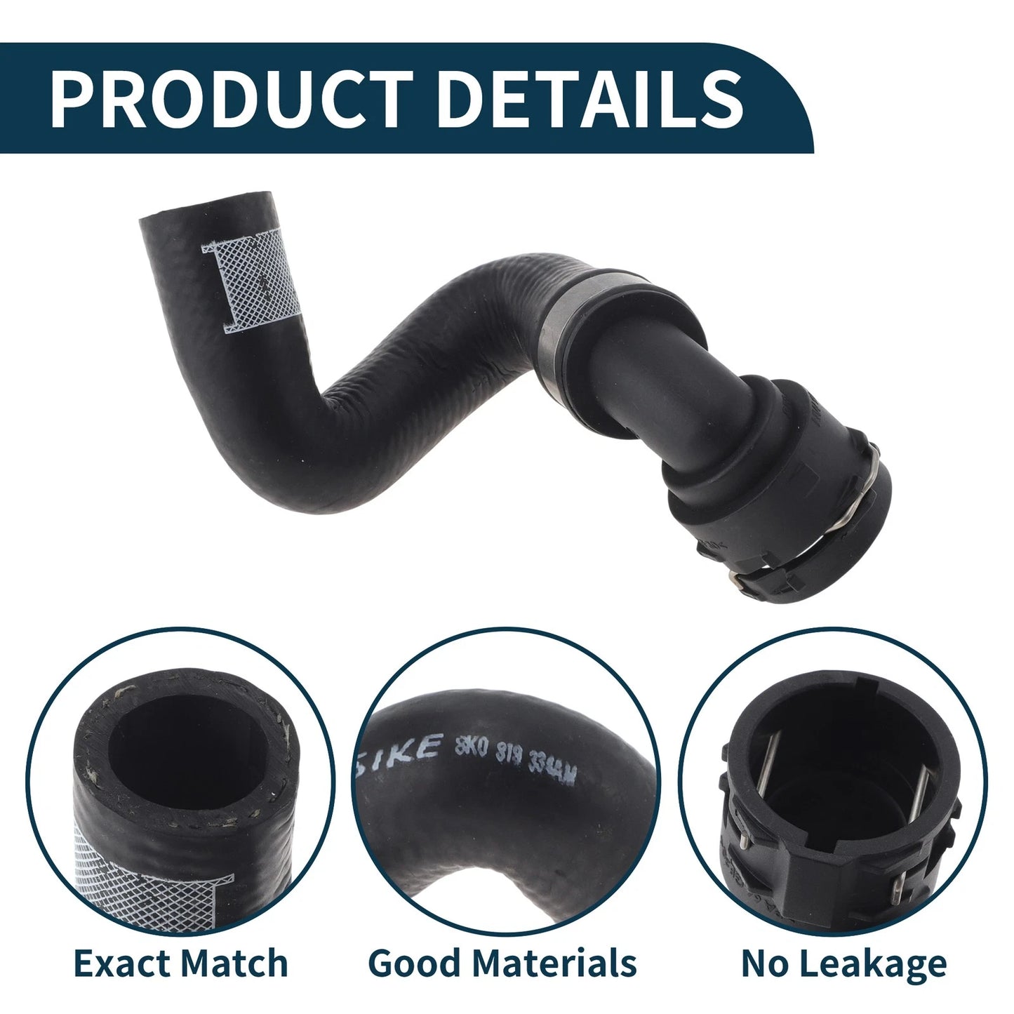 Radiator Hose No. 8K0819334AM for Audi A4 (2013)