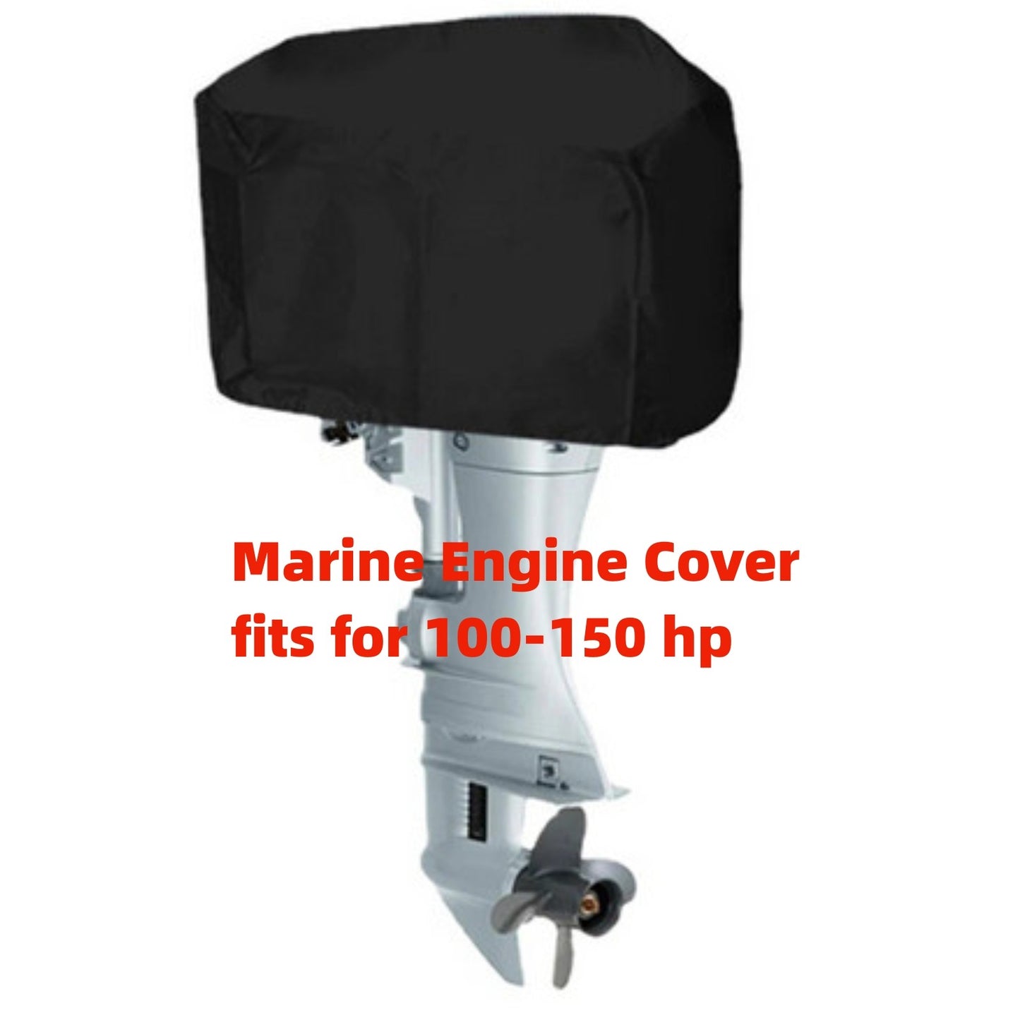 Outboard Motor Engine Storage Cover for Trailerable Boats (15-250 HP)